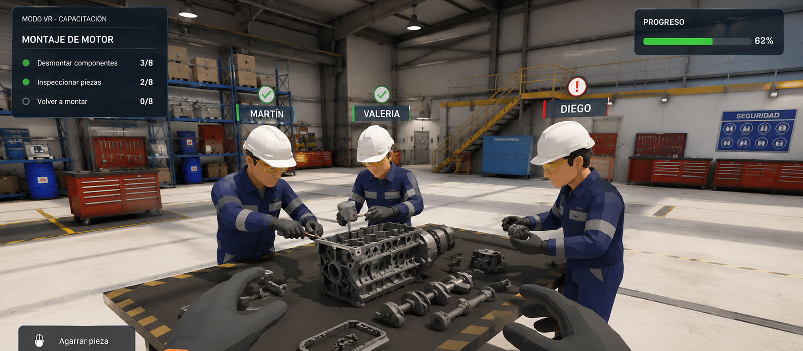 Simulación VR Industrial